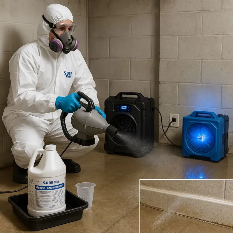 Sanitization and Odor Removal process in Maple Bluff, WI