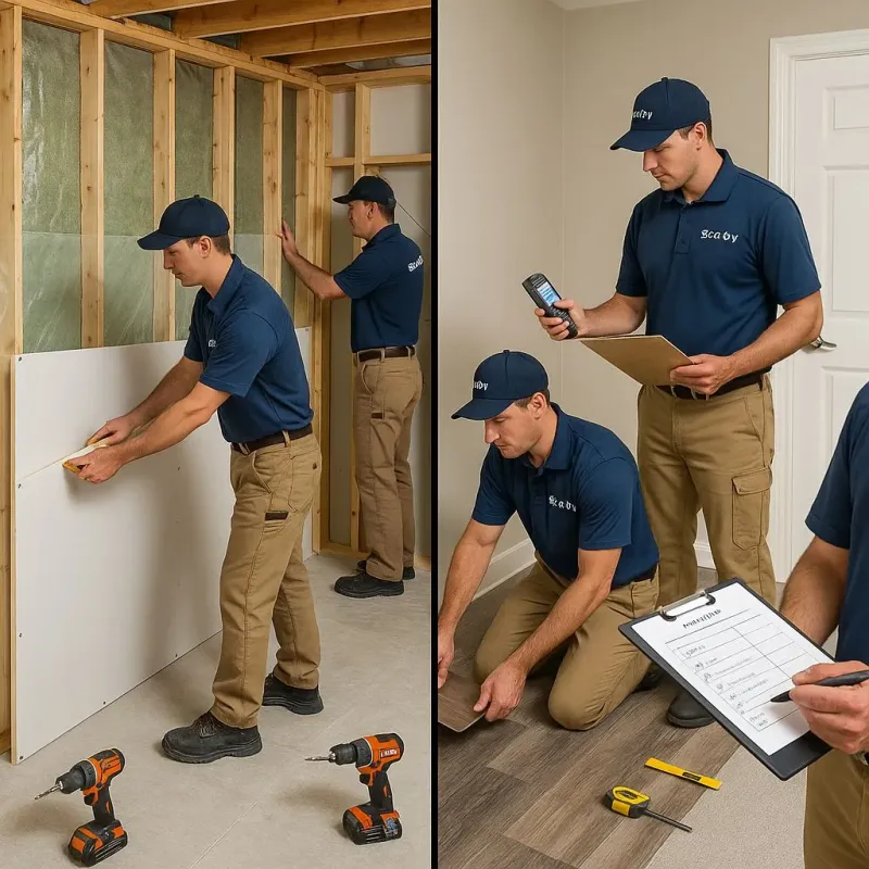 Repairs and Reconstruction process in Maple Bluff, WI
